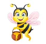 Милый мультфильм пчела забавный мультипликационный персонаж пчелы | Премиум  векторы